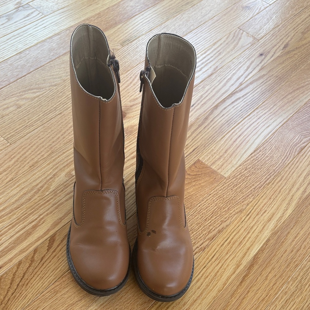 Stylish Tan Kids Boots